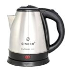 77.0% Off – SINGER Cutie DX Electric Kettle 1350 Watts | 2 Years Warranty | 1.5 Liters | Quick Boil | Stainless Steel | Cool-Touch Handle and Lid | Auto Shut Off | Tea & Coffee, Instant Noodles, Rice, Soups