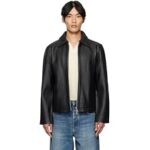 99.0% Off – Men’s Black Leather Short Jacket | Classic Zip Front Casual Biker Style | Slim Fit Winter Outerwear | Stylish Comfortable Jacket Suitable For Travel, Outing, Parties