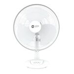 73.0% Off – Orient Electric 400 mm Table 77 | High Speed Table Fan | 2100 RPM 95 CMM | 100% Copper Motor | 90 Degree Oscillation | 3 Speed Control | Military Grade Guard | White