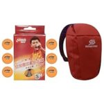 87.0% Off – DHS TT Ball S-S1840BY 2 Star Y Supermarket (6 Pcs Box) 48 PCS with Smart PRO TT Special Cover Speed MEHROON