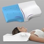91.0% Off – LA VERNE Memory Foam Cervical Sleeping Pillow with Cool Gel | Contour Neck & Shoulder Pain Relief Pillow | Orthopedic Design Improves Posture | Ideal for Back & Side Sleepers