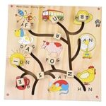 84.0% Off – Skillofun – L-65S Wooden Maze Chase – Missing Letter, Multi Color