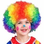 86.0% Off – GRAPHENE Holi Cap Premium Curly Afro wigs Clown Joker Malinga Cap Unisex Funky Hair Wig For Kids & Adults Holi Party Accessories Halloween Funny Wigs For Party (Pack Of 1)