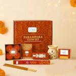 89.0% Off – D’Velas™ Parampara Glow Christmas Gift Box | Ceramic Aroma Burner, Wax Melts, Tealights, Scented Candles, Fragrance Sachet & Incense Sticks | Holiday Home Decor & Premium Christmas Gifting Set