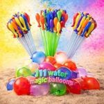 87.0% Off – GRAPHENE Set of 3 Bunch 111 Holi Magic Water Balloons With Adapter Automatic Latex Non Toxic Vibrant Color Quick Fill Easy Tie Water Balloon Summer Fight Holi Celebration for Unisex Kids Boy Girl