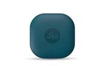 75.0% Off – JioTag Air for iOS (Blue) Worldwide Tracker, Pair with Apple Find My app for keys, luggage, bikes, purses etc. inside & outside Bluetooth range, No SIM/subscriptions required, 1+1 year battery, 120 dB