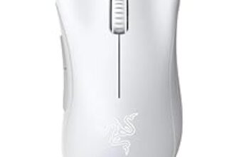 96.0% Off – Razer DeathAdder Essential White Edition – 6400 DPI Ergonomic Wired Gaming Mouse – RZ01-03850200-R3M1