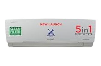 47.0% Off – Lloyd 1.5 Ton 3 Star Inverter Split AC (5 in 1 Convertible, Copper, Anti-Viral + PM 2.5 Filter, White with Chrome Deco Strip, GLS18I3FWAGC)