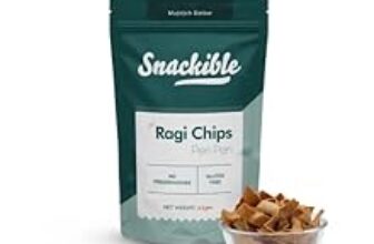 83.0% Drop – Snackible Peri Peri Ragi Chips (Pack of 6) – 6x70gm | Gluten Free | Rich in Fibre | Peri Peri Flavour