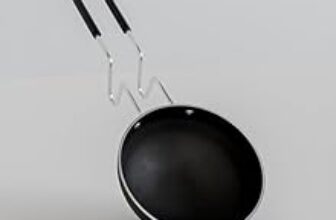 91.0% Off – Add2Cart Pre-Seasoned Tadka Pan, Compatible with Gas | Toxin-Free, Chemical Coating-Free, 100% Pure (Black Stainless Steel, 400ML)