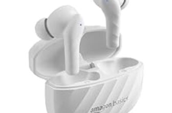84.0% Off – amazon basics TWS in-Ear Earbuds (AB-T10) with Fast Charging up to 50 Hours of Playtime | Dual 10mm Driver | IPX4 Water-Resistance | Bluetooth 5.3 | Charging Case with Mic | Touch Control (White)