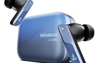 83.0% Off – Boat Nirvana X TWS,Knowles Dual Drivers, Hi-Res Audio LDAC, App Support,4Mic ENx,Dual Pair,Spatial Audio,Fast Charge, Bluetooth Earbuds, TWS Ear Buds Wireless Earphones with mic (Mist Blue)