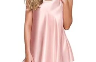 79.0% Drop – RSLOVE Short Satin Nightgown Women’s Sexy Lingerie Adjustable Straps Silk Night Dress
