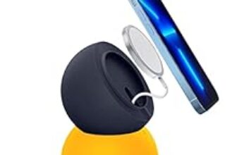 76.0% Off – CASEOLOGY by Spigen Wireless Charger Desktop Stand Holder Dock Compatible with MagSafe Charger for iPhone 17/16/15/14/13/12 Series (Not Included Mag-Safe) – Blueberry Navy