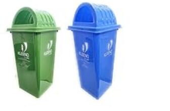 68.0% Off – CELLO Kleeno Dome Lid Plastic Manual-Lift Garbage Dustbin Bucket 60 LTR – GREEN/BLUE (PACK OF 2)