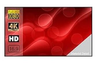 66.0% Off – Big VUE 1 Cm Edge 120 Inches Fixed Frame Projector Screen 16:9 Diagonal Active 3D 4K Ultra Hd Projector Screen (120 Inch, High Contrast Alr)
