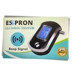 93.0% Off – Esspron E-20 Alcohol Breath Tester | Professional Digital Breathalyser with LCD Display | High-Precision Alcohol Detector | 5 Replaceable Mouthpieces | Sound Beep Alert | Personal & Professional Use