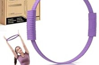 96.0% Off – Krightlink Pilates Ring Circle, 14″ Magic Circle Pilates Rings for Focusing on Toning Inner Thighs, Arms, and Core, Fitness Exercise Ring Workout Ring for Yoga and Pilates (Purple)