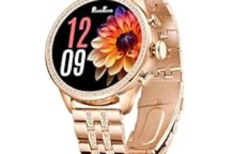 87.0% Off – PunnkFunnk GEN 9 Smart Watch Specially Made for Girls & Women with Multi Features and Watch Faces, Music Smartwatch (Golden Strap, 1.30 Inch AMOLED Sunlight Proof Display)