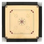 99.0% Off – RIVOX Carrom Board – Extra Size, Glossy Polish, Coin & Striker Set, Powder Free, Professional & Kids Board (36×36)