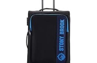 84.0% Off – Stony Brook Nasher Miles Classic 65 Cm 24 Inch Polyester Soft-Sided 4 Wheels Spinner Check-in Luggage Trolley Bag (Black)