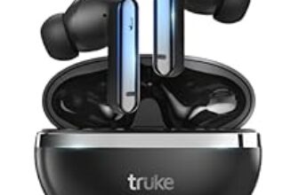 76.0% Off – truke [Just Launched Buds Q1 Lite True Wireless Earbuds with 48H Playtime, Crystal-Clear Calls, Fast Charging, Elegant Royal Design, Bluetooth 5.4, Noise Cancellation, Gaming Mode, Brand Warranty