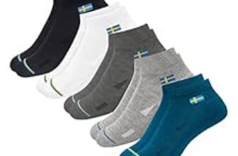 92.0% Off – SWAGR Ankle Socks for Men & Women, Multicolor, Pack of 5, Free Size