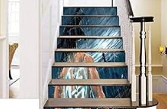 92.0% Off – Gadgets wrap Printed Devil and Evil Steps Sticker Removable Stair Sticker Floor Wall Decor Decals Sticker