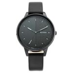 54.0% Off – Titan Ladies Workwear Quartz Analog Precision Simplicity Gradient Black Dial Black Leather Strap Watch for Women – NT2648NL01