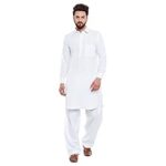 91.0% Off – SOJANYA (Since 1958 Men’s Soft & Comfortable Cotton Blend Solid Pathani Set-Perfect for Eid & Holi Celebrations