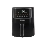 71.0% Off – SINGER Electric Airfrio Air Fryer 1350W | 4.4L Basket | 100% Oil-Free Cooking | Digital Display | 10-in-1 Functions | 360° High-Speed Air Circulation | ISI Certified | 2 Years Warranty