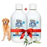 83.0% Off – Hachiko :-5 In 1 Dog Shampoo|Ditch To Itch Dog Shampoo For Labrador,German Shepherd,Golden Retriever,Anti Dandruff,Shampoo For Dogs,Paraben Free,Ticks&Fleas Remover For Dogs(Pack Of 2),500 Milliliter