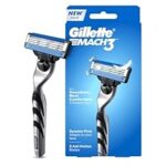 62.0% Off – Gillette Mach 3, Shaving Razor For Men | Most Comfortable Shave | 3D Blade Technology | Metal Handle For Superior Grip