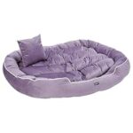 90.0% Off – Amazon Basics Polyester XXL Pet Bed with Cushion | Ideal for Big Dogs | Washable | Suitable for Multiple Pets |110 x 93 x 20 cm