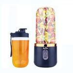88.0% Off – Portable Blender – Electric Juicer & Smoothie Maker with 6 Stainless Steel Blades, 3-Speed Gears, USB Rechargeable 1500mAh Battery, Personal Mini Fruit Mixer Cup for Home, Travel & Gym (Multicolor-2)