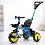 75.0% Off – Storio Kids Tricycle with Parental Handle, Bell & Storage Basket | Baby Trike with EVA Wheels & Safety Belt | Tricycle for Kids Age 2–5 Years | Durable Frame | Weight Capacity 30 Kg – Blue