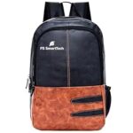 90.0% Off – F5 SmartTech 20L Small Faux Leather Water Resistant Anti Theft Laptop Backpack for 16 Inch Laptop/Backpack for Men/Women (Navy)