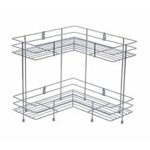 91.0% Off – Sulfar 2 Layer Stainless Steel Trolley with Kitchen Dish Drying Rack & Vegetable Fruit Storage Trolley Basket Stand with Wheel for Modern Kitchen Organizer