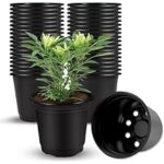 88.0% Off – Plastic Flower Pots 3 Inch | Black Nursery Plant Pots for Indoor & Outdoor Gardening | Lightweight, Durable Pots with Drainage for Seeds, Succulents & Saplings | Pack of 40