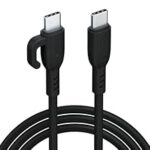 88.0% Off – Portronics 60W Konnect Core 3 Type C to Type C Fast Charging Cable Cable for Smartphones,Tablets,Laptops & Other Type C Devices,In Built Cable Management Hook,Fast Data Sync,Strong PVC Material(Black)