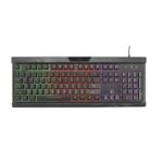 90.0% Off – Promate Vertux Promate Gaming Keyboard, Professional Ergonomic Wired USB Gaming Keyboard with Vibrant Rainbow Backlit, 26 Anti-Ghosting Keys, 12 Multimedia Shortcut Keys and 4 Backlit Modes, Amber
