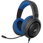 77.0% Off – Corsair Hs35 Stereo Gaming Wired Over Ear Headphones With Mic Designed For Pc And Mobile (Blue)