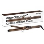 85.0% Drop – Alan Truman Gold Ceramic Tourmaline Curler – 25mm