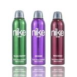 75.0% Off – Nike Unisex Black Pepper + Incense + Patchouli Deodorant Spray For Man – Pack Of 3 (200Ml Each)