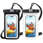 73.0% Off – JOTO Plastic 2 Pack Waterproof Phone Pouch Case Up to 7,IPX8 Underwater Phone Case Cellphone Dry Bag for iPhone 16 15 14 13 12 Pro Max Xs Max XR X 8 7 6S Plus SE/Galaxy S24 S23 S22 S21-Black & Clear