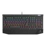 84.0% Off – Vertux Gaming Keyboard, Ergonomic USB Wired Mechanical Keyboard with Integrated Wrist Rest, Black Switches, RGB Backlit, 104 Anti-Ghosting Keys and 8 Multimedia Keys for PS5/PS4, Xbox One/X, Tungsten