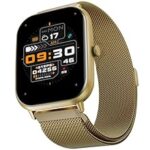 94.0% Off – Fire-Boltt Ninja Call Pro Max Ultra Bluetooth Calling Smart Watch, 2.01″ HD Display, 120+ Sports Modes, Health Suite, AI Voice Assistance, SpO2 Smartwatch for Men & Women – Gold Link