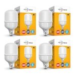 63.0% Off – wipro Garnet 50W LED Bulb for Home & Office |Cool Day White (6500K) | B22 Base|220 degree Light coverage |4Kv Surge Protection |400V High Voltage Protection |Energy Efficient | Pack of 4