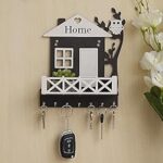 82.0% Drop – Webelkart Premium Wooden House Keys Hanger Key Holder for Home/Office Decor, Key Holder for Wall Decor (Model-1)