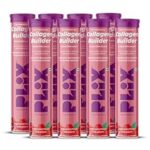 92.0% Off – PLIX – THE PLANT FIX Collagen Builder Bubbly Effervescent – 15 Tablets (Pack of 8, Watermelon) for Hydrated Skin & Anti-Aging | Amino Acid Blend For Collagen Production | Vitamin C & E | 100% Vegan